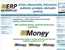 Tablet Screenshot of erpsystem.cz